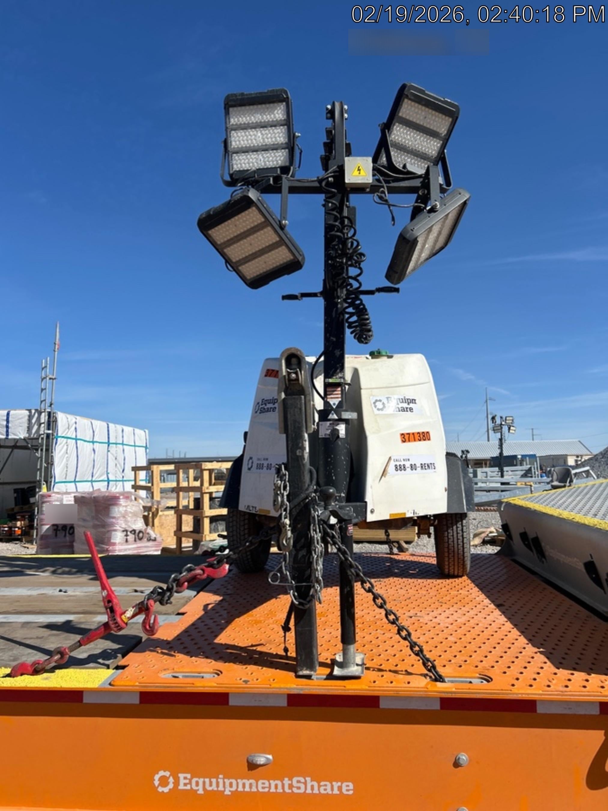 2023 Generac MLT2 Diesel, Flex Switch 120V Input, Powerzone Controller, 
(4) 320W LED Lights, 4kW Generator, 39.9 Gal Fuel Tank, 2" Ball, T3