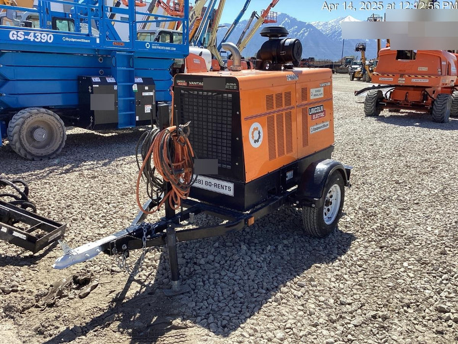 2021 Lincoln Electric Vantage 549X Ready Pak 3, ORANGE (includes trailer, cable rack, fender light kit)