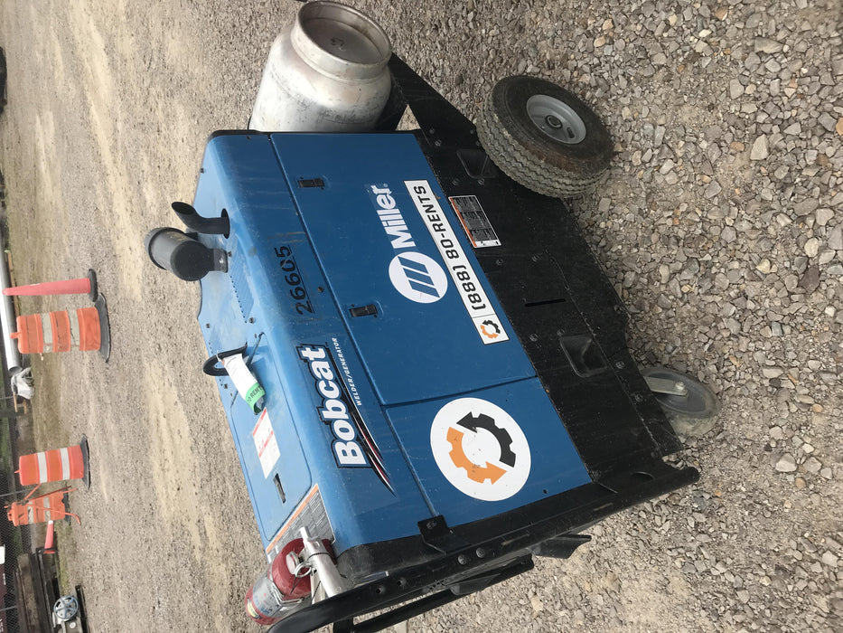 2019 Miller Electric BOBCAT 250 LP/Propane, Running Gear, Tank Bracket, Hose