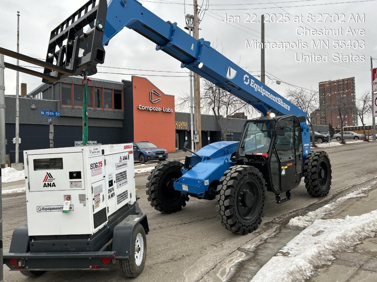 2024 Genie GTH-844 74Hp Dsl, Cab/Heat/Air, Sld Tires, LED WL, Bcn, L Hook, T3 + Access Control