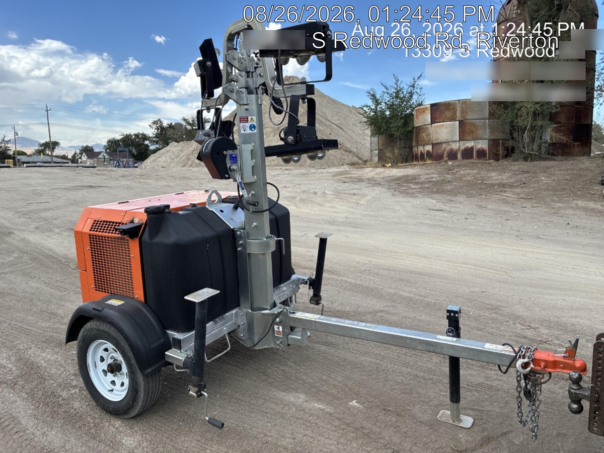 2024 Wanco WLTT-4MM4K Diesel, Deep Sea Controller, Shore Power Plug, Auto Start, (4) 350W LED Floodlights, 4kW Generator, 60 Gal Fuel Tank, 2" Ball, T3