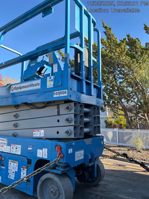 2020 Genie GS-1930 Fixed rails with chain entry gate - Pre A92.20, 800W Inverter