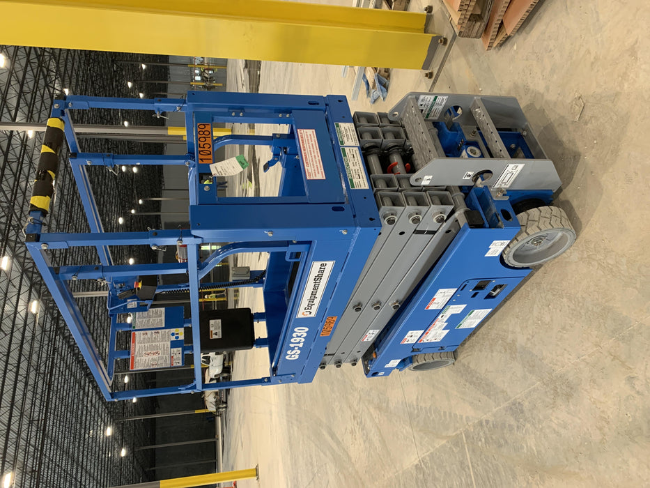 2020 Genie GS-1930 Solid Non Marking Tires, Beacon, Folding rails with half height swing gate