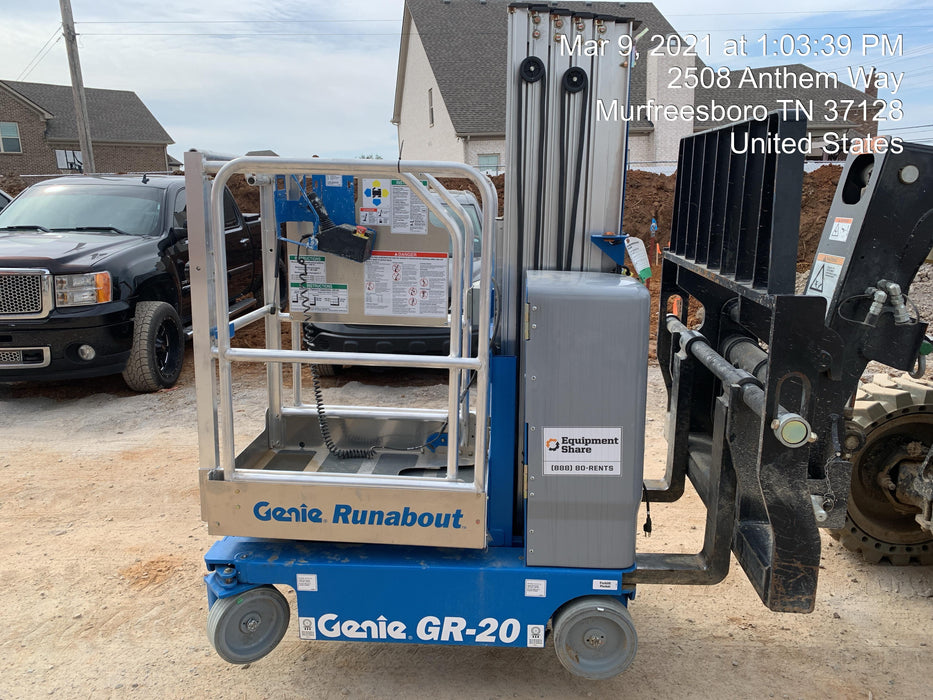2019 GENIE GR-20