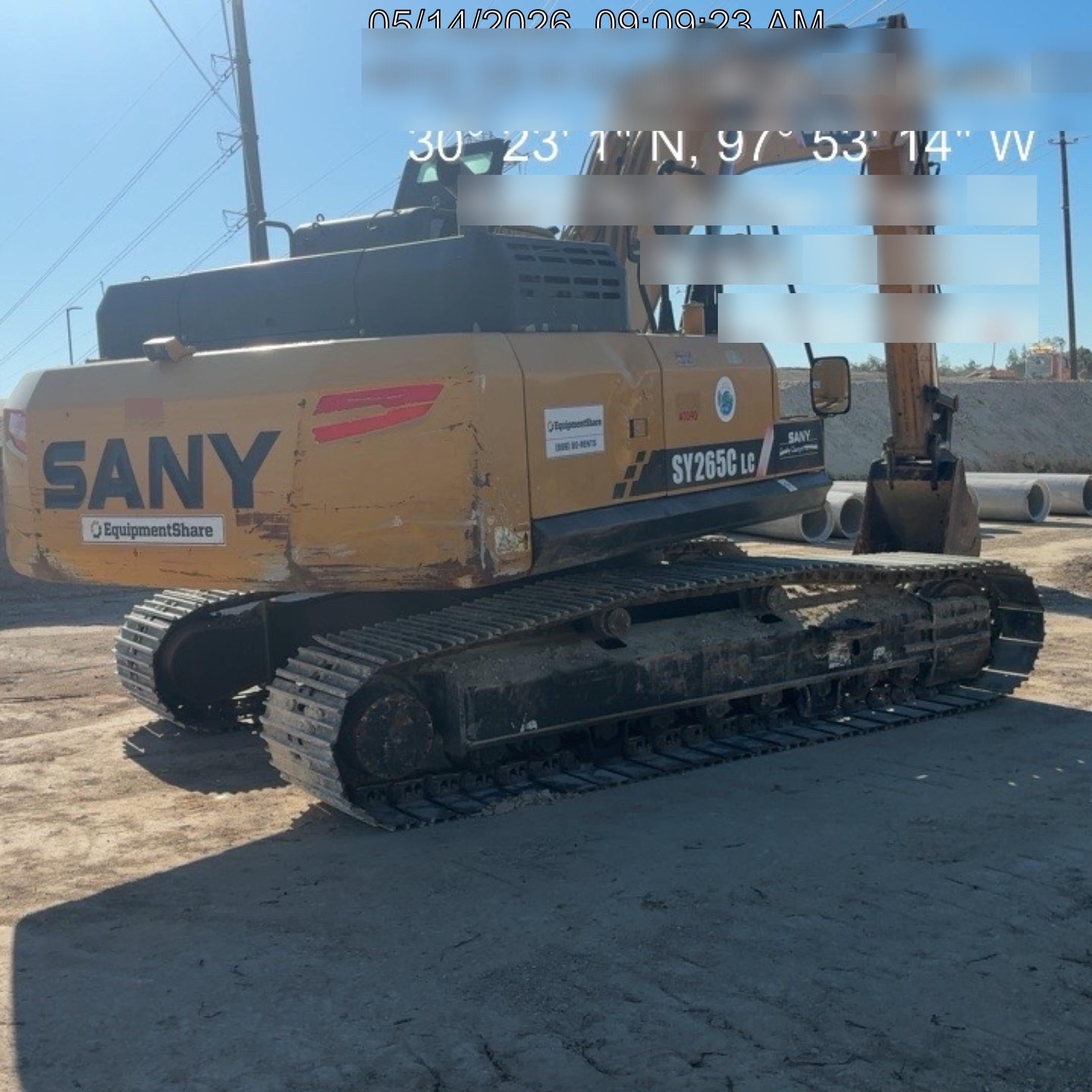 2019 SANY SY265C LC