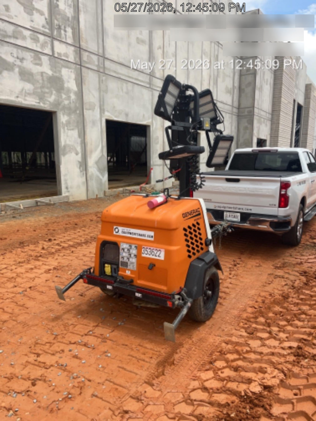 2023 Generac MLT2 Diesel, Flex Switch 120V Input, Powerzone Controller, (4) 320W LED Lights, 4kW Generator, 39.9 Gal Fuel Tank, 2" Ball, T3