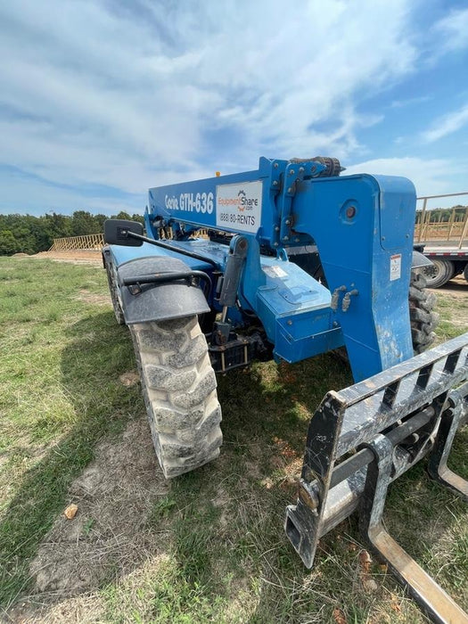 2018 Genie GTH-636 Genie GTH-636 w/Open ROPS, Solid Tires, Work Light/Beacon, 48" Carriage and Forks