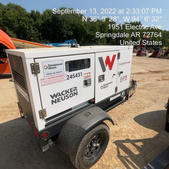 2022 WACKER NEUSON G25