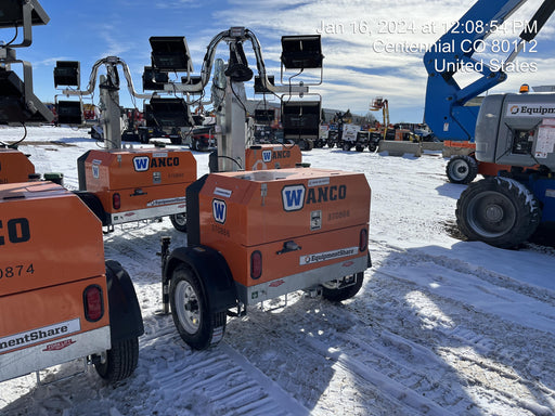 2023 Wanco WLTT-4MM4K Diesel, Deep Sea Controller, Shore Power Plug, Auto Start, (4) 350W LED Floodlights, 4kW Generator, 60 Gal Fuel Tank, 2" Ball, T3