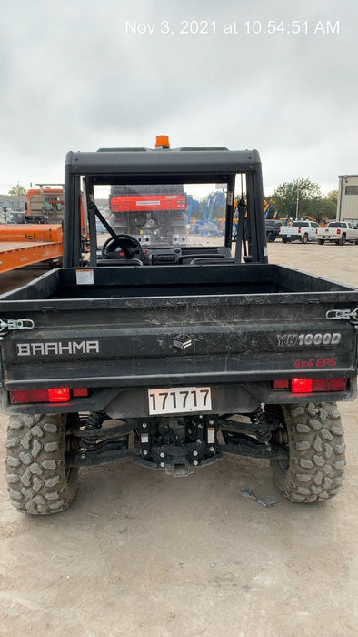 2021 Yanmar YU1000 Canopy, Steel Wheel, Poly WindShield, Beacon, Backup Alarm