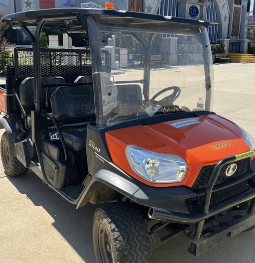 2022 Kubota RTV-X1140W-H Plastic Canopy, Windshield Acrylic Clear, LED Strobe Light, Wire Harness Kit, Back up Alarm