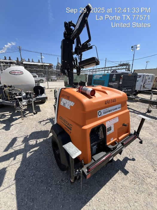 2025 Generac MLTS-4 Diesel, Mitsubishi L2E, 7.1 hp @1800 rpm, Flex Switch 120V Input, Powerzone Controller, (4) 320W LED Lights, 4kW Generator, 39.9 Gal Fuel Tank, 2" Ball, ES Decals