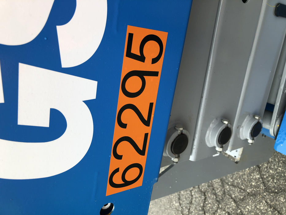 2020 Genie GS-2632 Solid Non Marking Tires, Folding Rails with half-height swing gate , Beacon