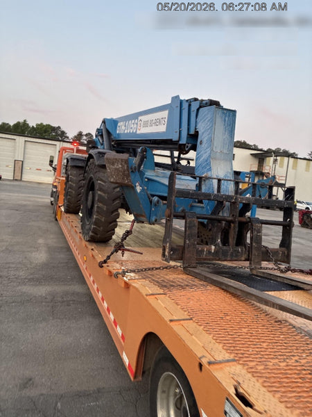 2019 Genie GTH-1056 Canopy, Solid RT Tires, LED Work Lights, Beacon 60" QA Carriage, 60" Forks
