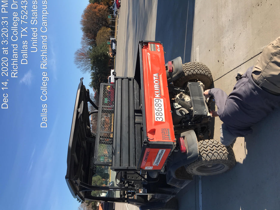 2019 Kubota RTV-X1140W-H 4wd Utility Cart, 4 Seat, Diesel, LED Strobe, Windshield Tempered Glass, Plastic Canopy, Wire Harness Kit, Backup Alarm