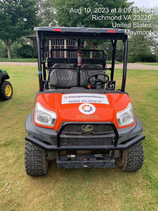 2021 Kubota RTV-X1140W-H Plastic Canopy, Windshield Acrylic Clear, LED Strobe Light, Wire Harness Kit, Back up Alarm