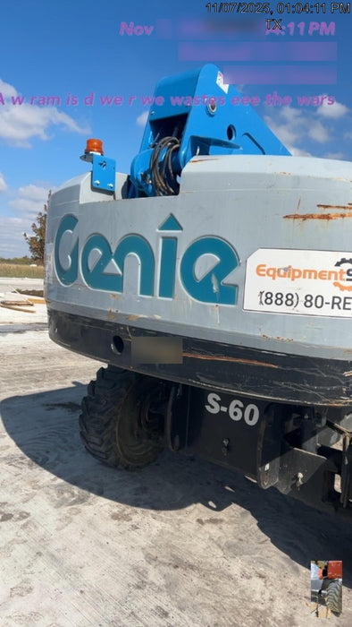 2018 GENIE S-60 X