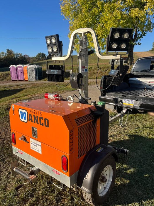 2024 Wanco WLTT-4MM4K Diesel, Deep Sea Controller, Shore Power Plug, Auto Start, (4) 350W LED Floodlights, 4kW Generator, 60 Gal Fuel Tank, 2" Ball, T3