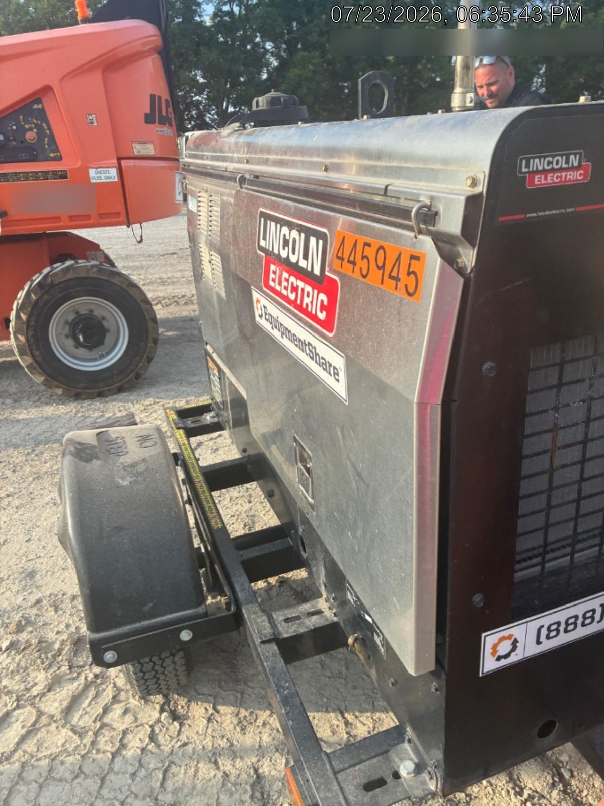 2024 Lincoln Electric LE400 Kubota V1505, Trlr, Cable Rack, Light Kit, ES Decals, T3