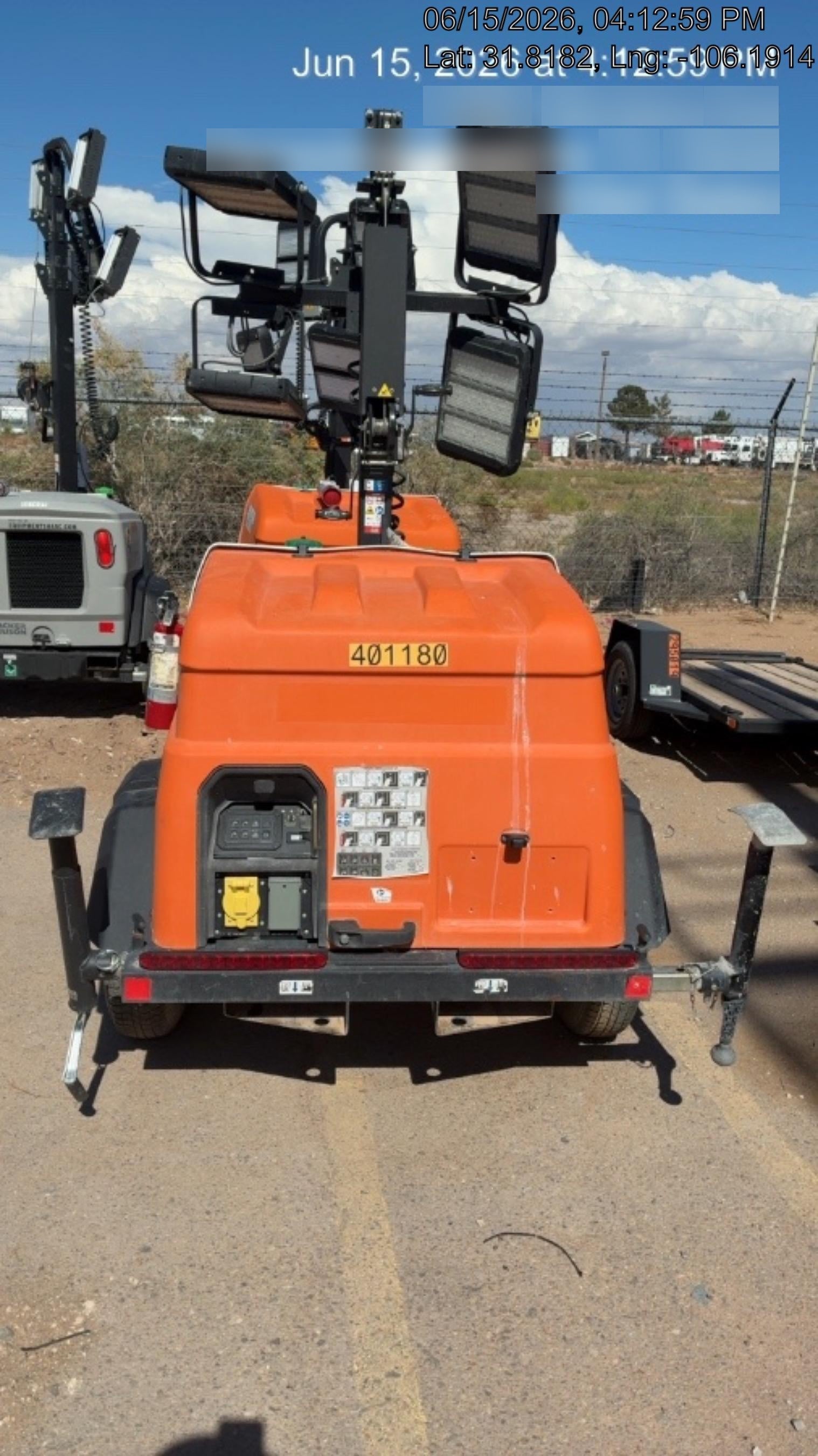 2024 Generac MLT2 Diesel, Flex Switch 120V Input, Powerzone Controller, 
(4) 320W LED Lights, 4kW Generator, 39.9 Gal Fuel Tank, 2" Ball, T3