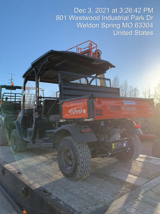 2022 Kubota RTV-X1140W-H Plastic Canopy, Windshield Acrylic Clear, LED Strobe Light, Wire Harness Kit, Back up Alarm