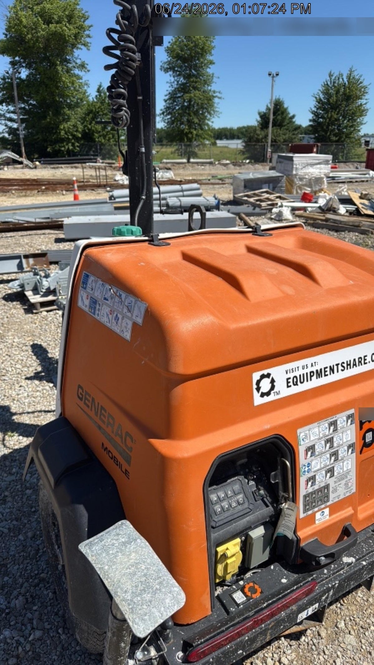 2023 Generac MLT2 Diesel, Flex Switch 120V Input, Powerzone Controller, (4) 320W LED Lights, 4kW Generator, 39.9 Gal Fuel Tank, 2" Ball, T3