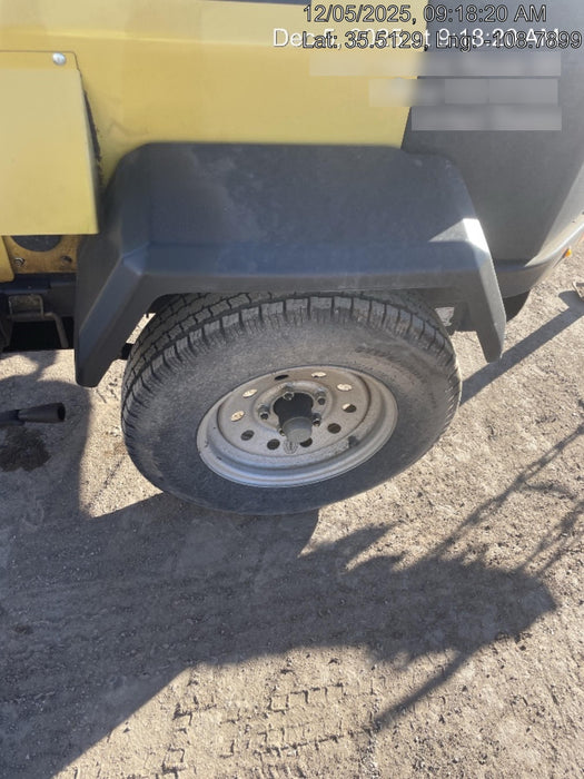 2022 Allmand NLV3GR (4) LED Light Fixture 350W, 23' Vertical Mast, 3kW Prime, Towable, Deep Sea L401, Leveling Jacks, Yanmar T4F 5.8hp