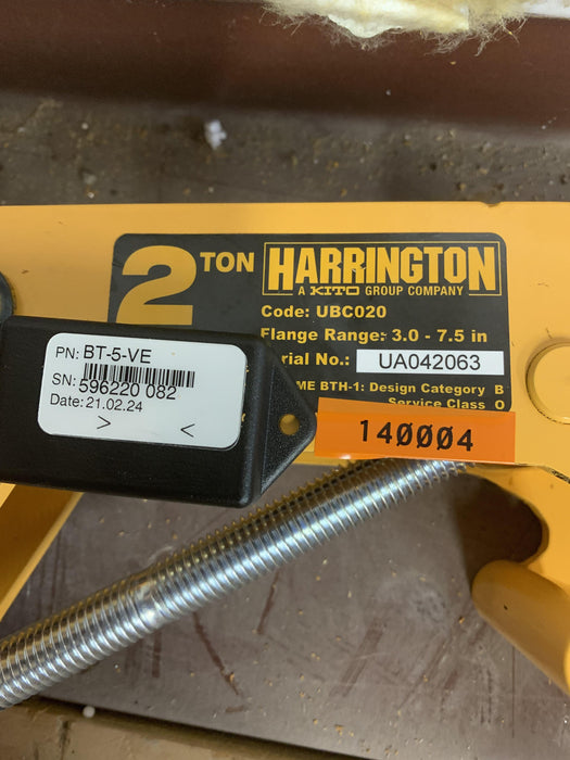 2021 HARRINGTON UBC020