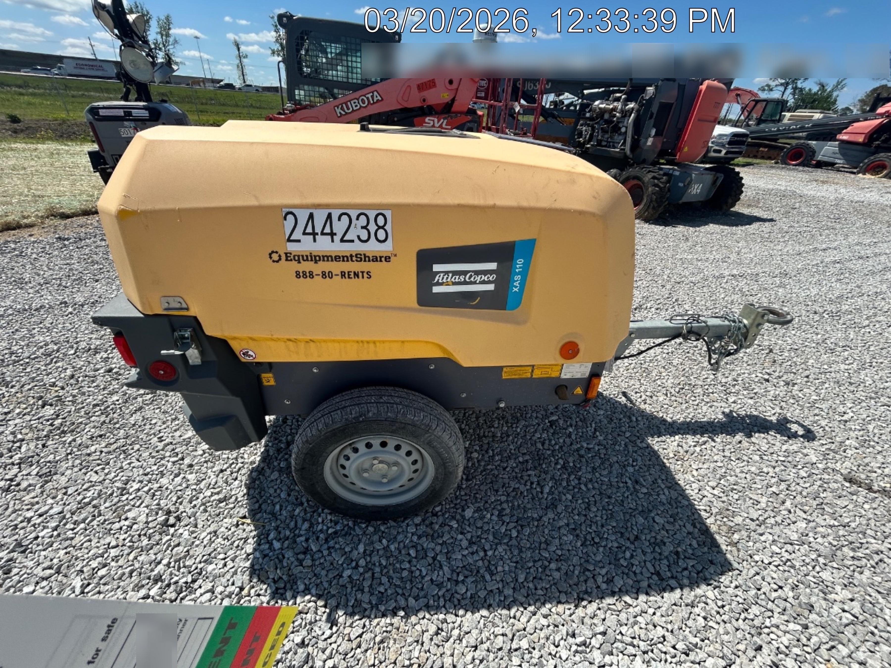 2022 ATLAS COPCO XAS 110