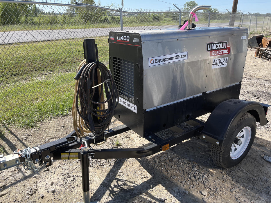 2024 Lincoln Electric LE400 Kubota V1505, Trlr, Cable Rack, Light Kit, ES Decals, T3