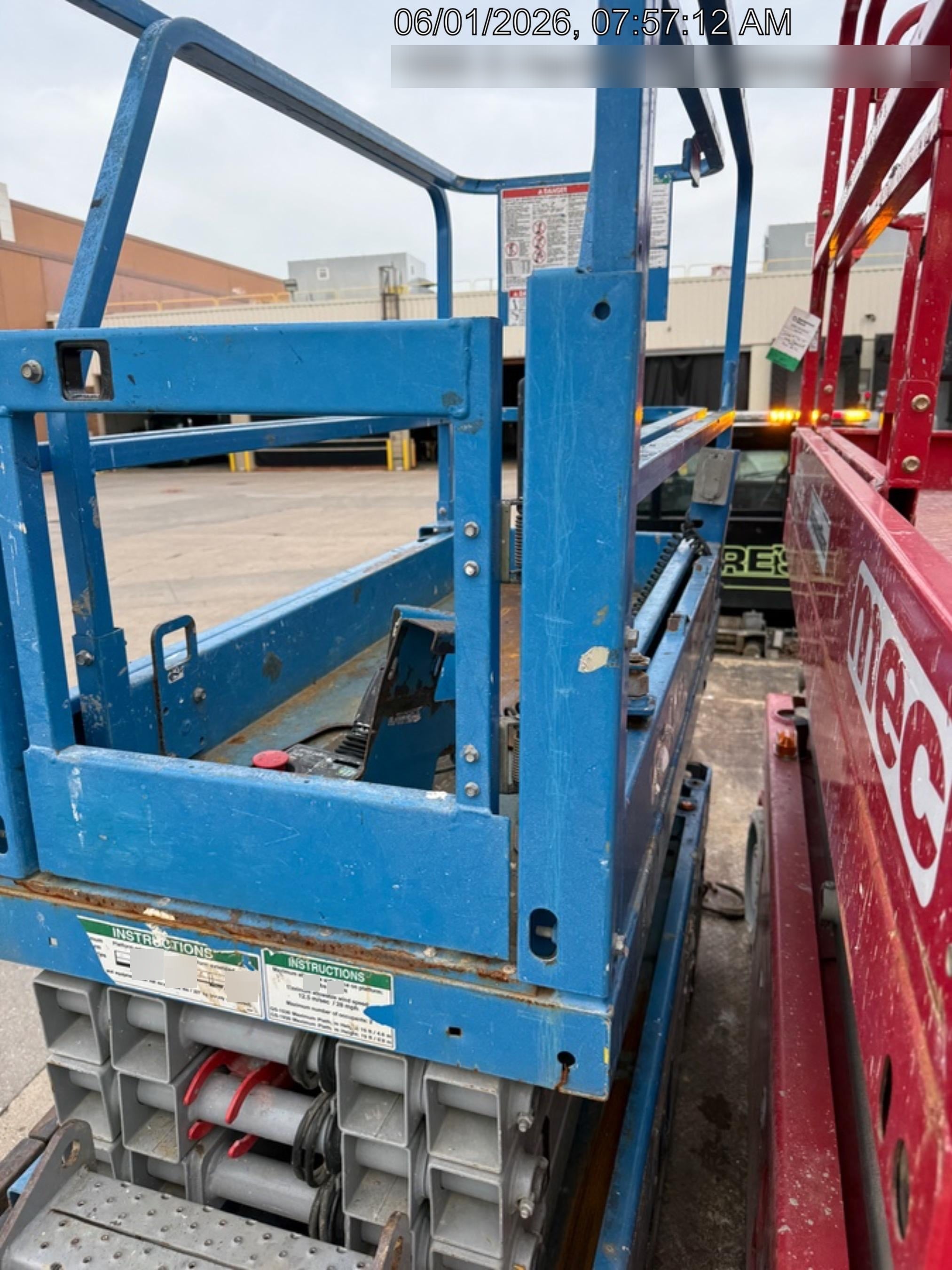 2020 Genie GS-1930 Solid Non Marking Tires, Beacon, Folding rails with half height swing gate