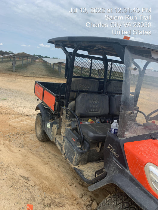 2021 Kubota RTV-X1140W-H Plastic Canopy, Windshield Acrylic Clear, LED Strobe Light, Wire Harness Kit, Back up Alarm