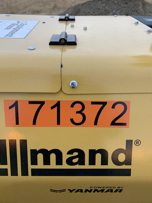 2021 Allmand NLV3GR (4) LED Light Fixture 350W, 23' Vertical Mast, 3kW Prime, Towable, Deep Sea L401, Leveling Jacks, Yanmar T4F 5.8hp