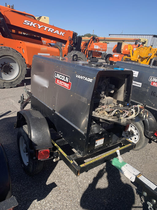 2019 Lincoln Electric Vantage 322 Ready-Pak 3, Two Wheel Trailer, Fender and Light Kit, Cable Rack