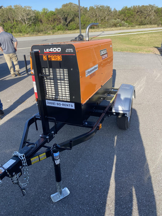 2022 Lincoln Electric LE400 Kubota V1505, Trlr, Cable Rack, Light Kit, ES Decals, T3