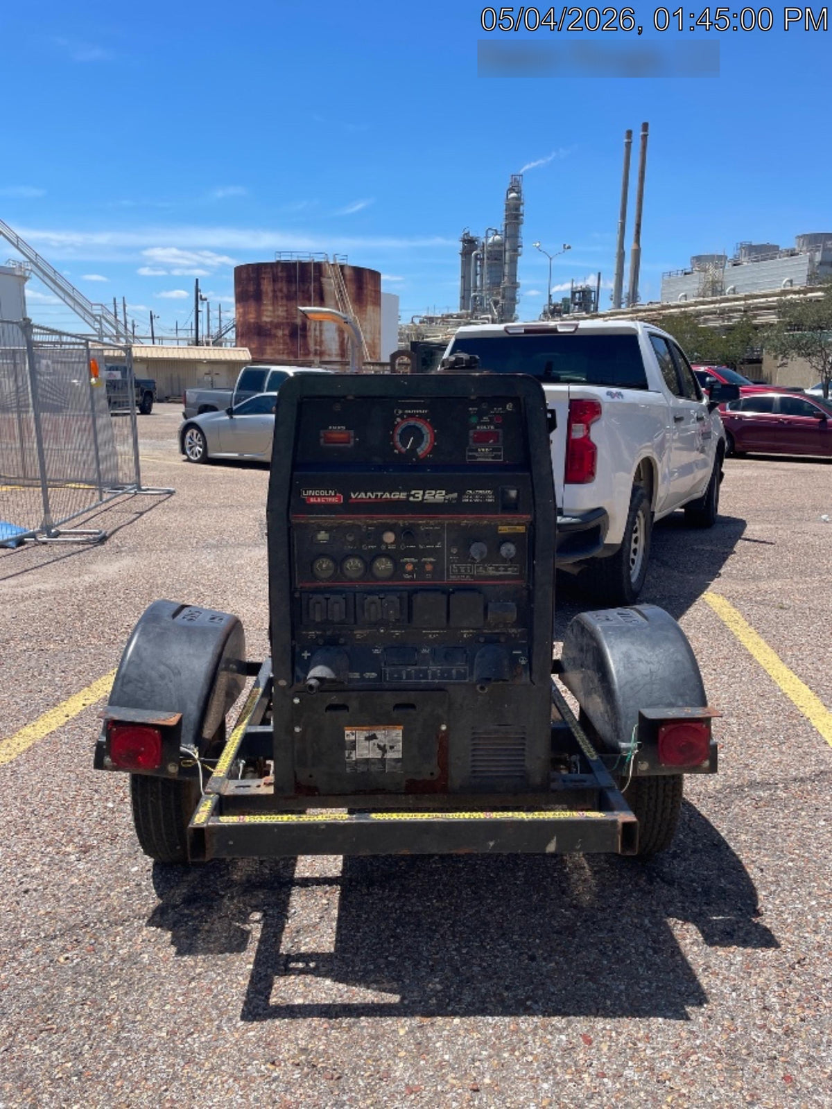 2021 Lincoln Electric Vantage 322 Vantage 322 Ready Pak 3 w/ Decals, ORANGE (includes trailer, cable rack, fender light kit) NO Telematics