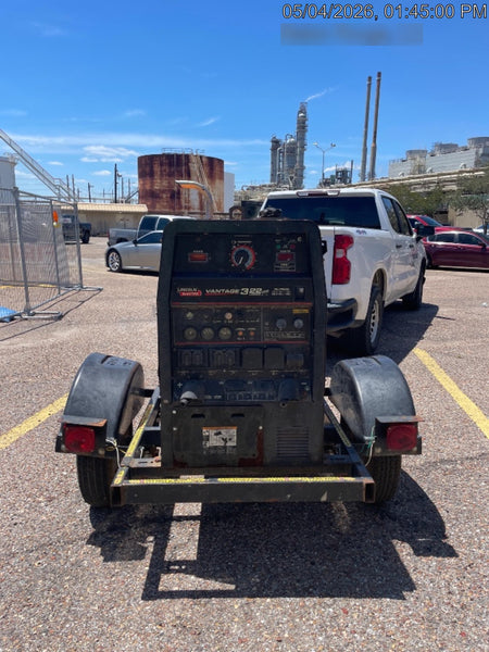 2021 Lincoln Electric Vantage 322 Vantage 322 Ready Pak 3 w/ Decals, ORANGE (includes trailer, cable rack, fender light kit) NO Telematics