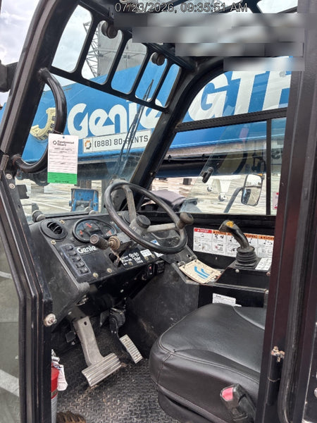 2018 Genie GTH-1056 Genie GTH-1056 w/CAB, Solid Tires, Work Lights, 60" carriage/forks, cab mesh, beacon