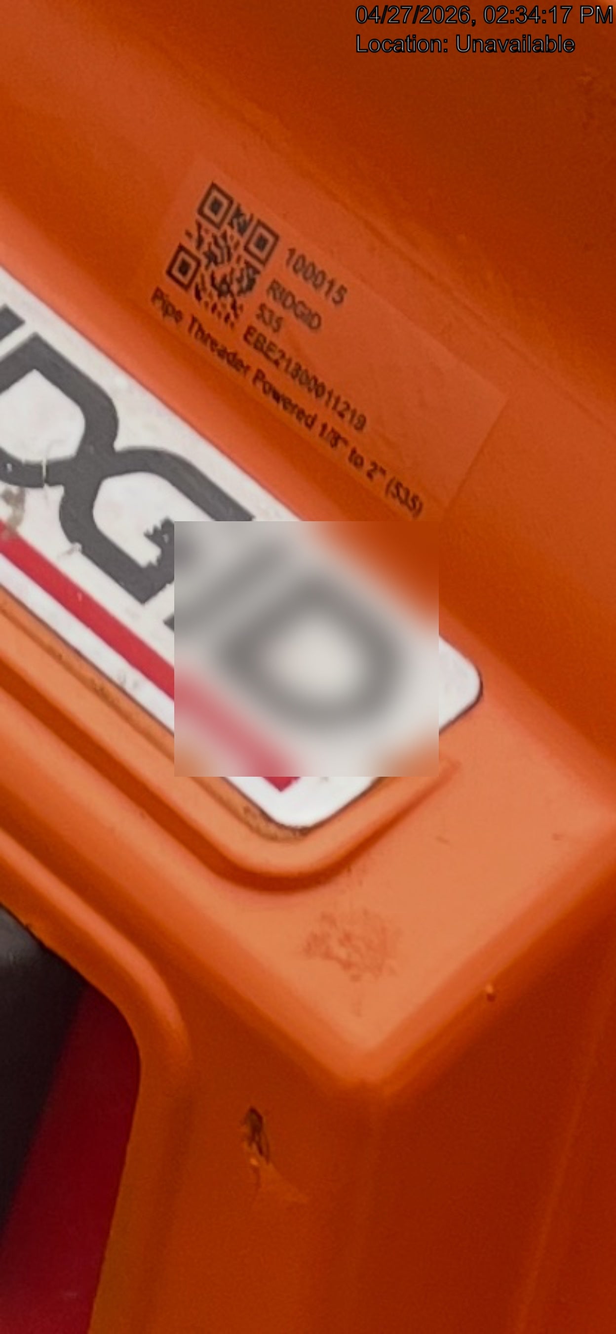 2020 RIDGID 535