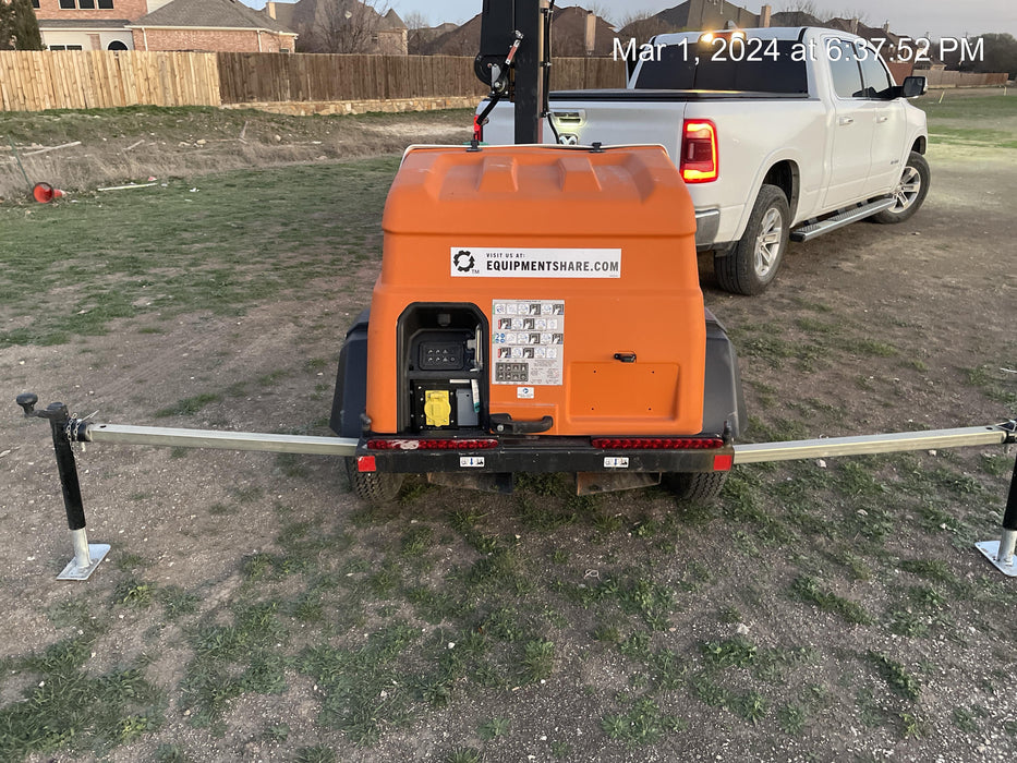 2023 Generac MLT2 Diesel, Flex Switch 120V Input, Powerzone Controller, (4) 320W LED Lights, 4kW Generator, 39.9 Gal Fuel Tank, 2" Ball, T3