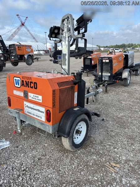 2024 Wanco WLTT-4MM4K Diesel, Deep Sea Controller, Shore Power Plug, Auto Start, (4) 350W LED Floodlights, 4kW Generator, 60 Gal Fuel Tank, 2" Ball, T3