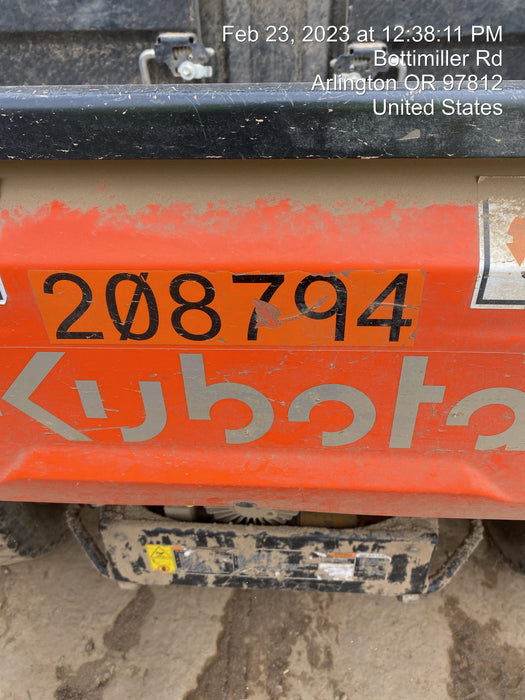 2022 Kubota RTV-X1140W-H Plastic Canopy, Windshield Acrylic Clear, LED Strobe Light, Wire Harness Kit, Back up Alarm