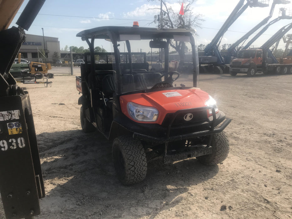 Kubota RTV-X1140W-H Canopy, 4-Seater, Diesel, Windshield Acrylic Clear, Strobe Light, Backup Alarm