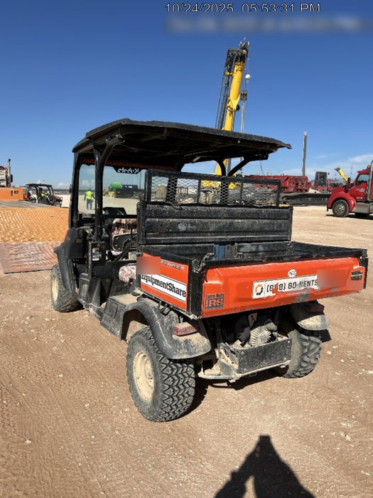 2019 Kubota RTV-X1140W-H 4wd Utility Cart, LED Strobe, Windshield Tempered Glass, Plastic Canopy, Wire Harness Kit, Backup Alarm