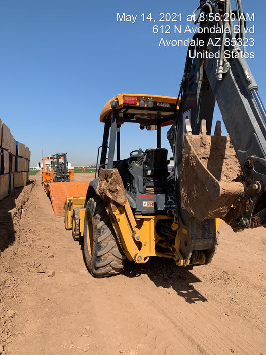 2020 John Deere 310LEP - Extendable Stick Canopy, 4WD, Extendable Stick, Pilot Controls, 2 Way Hydraulics, TAG Manual QC