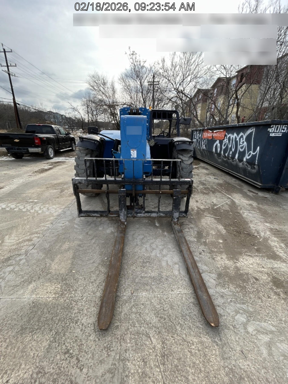 2018 Genie GTH-844 Genie GTH-844 w/ROPS, Work Lights, Solid Tires, RH Cab Mesh, Beacon, 60" Carriage and Forks