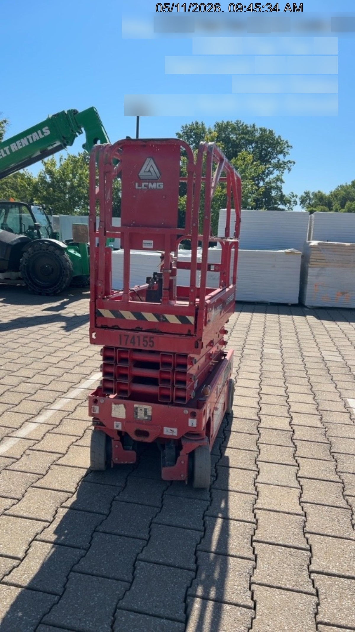 2021 Lgmg AS1932E Electric Drive, Solid Non Marking Tires, Dual Beacons