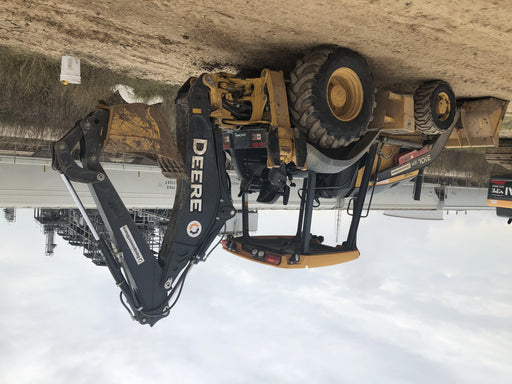 2019 John Deere 310LEP 4WD, Canopy, Standard dipper, ISO Controls, Rear Auxiliary Hydraulics w/Manual QC, Buckets: 12”, 18”, and 24”