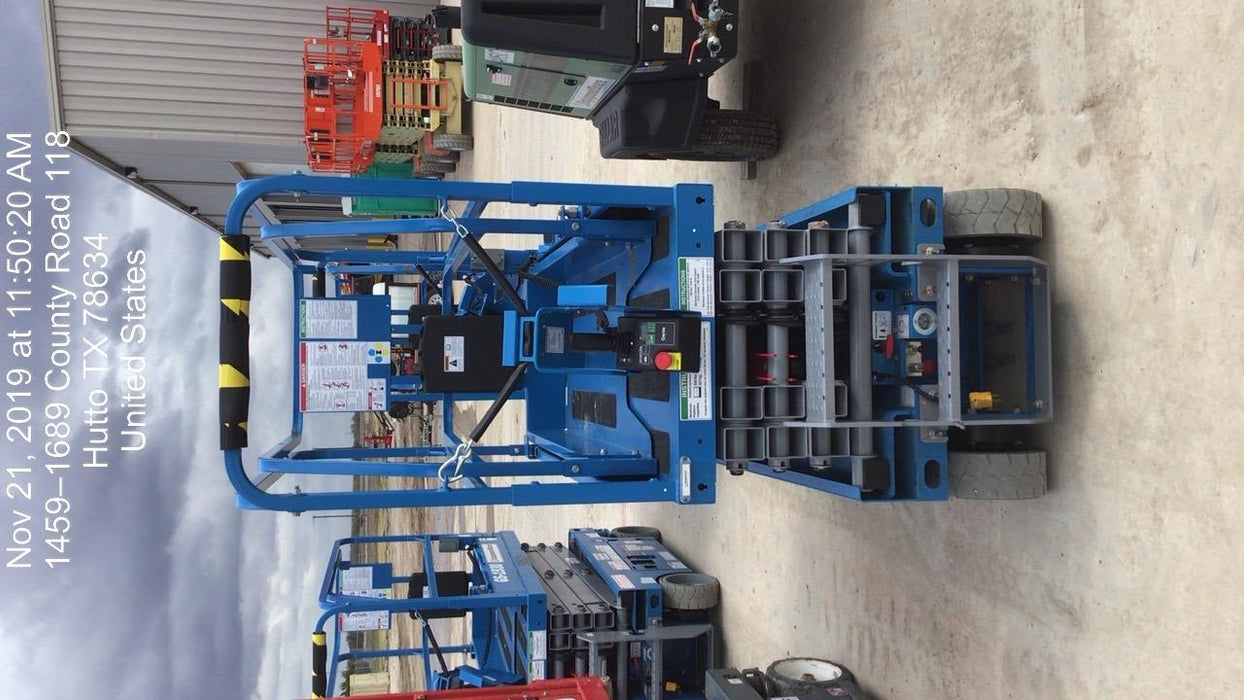 2019 Genie GS-1930 Fixed Rails with Chain Entry