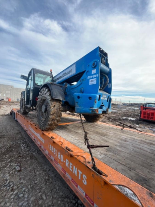 2019 Genie GTH-844 Cab/Heat/AC, Solid RT Tires, LED Work Lights, Beacon 60" QA Carriage, 48" Forks